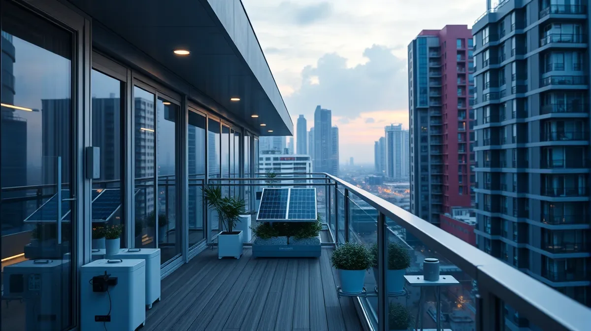 Kit Solaire de Balcon : Accessoires Plug & Play et Branchement