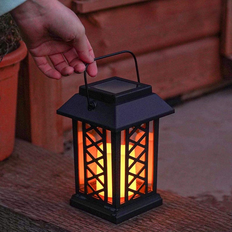 Lanterne Solaire "Design Noire En X" – Image 6