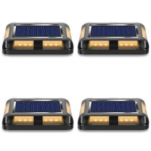 Lampe Solaire De Sol Extérieur Pour Jardin Robuste (4 Pcs)