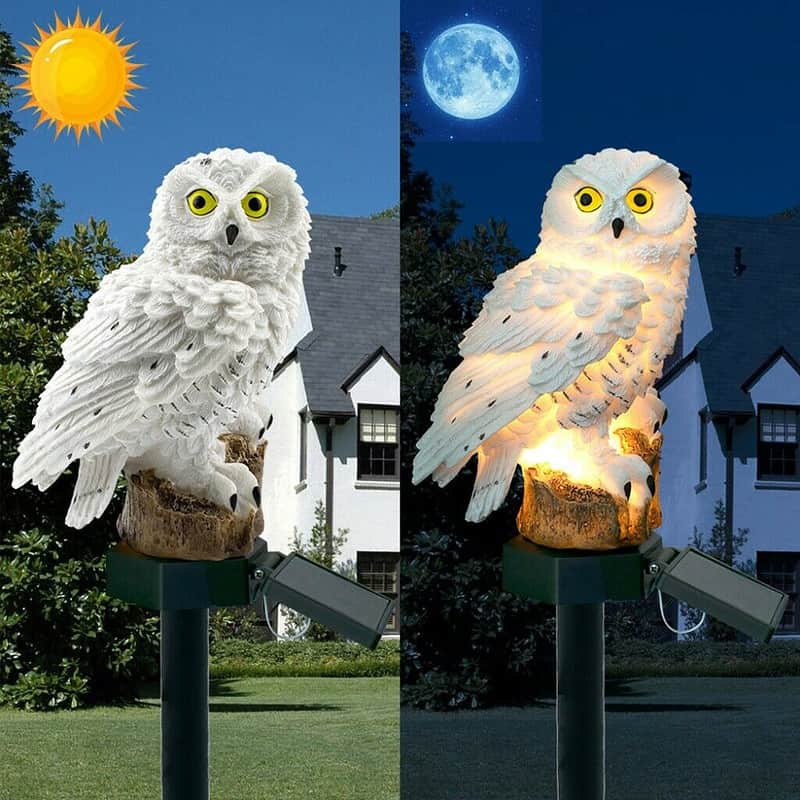 Animaux Solaire "La Chouette Nocturne" – Image 6