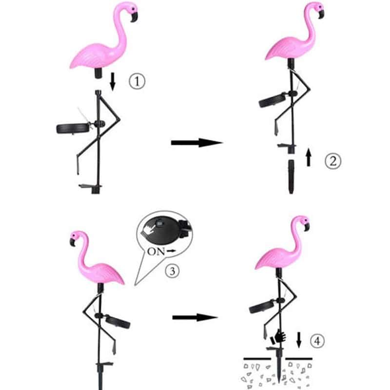 Animaux Solaire "The Flamingo" – Image 14