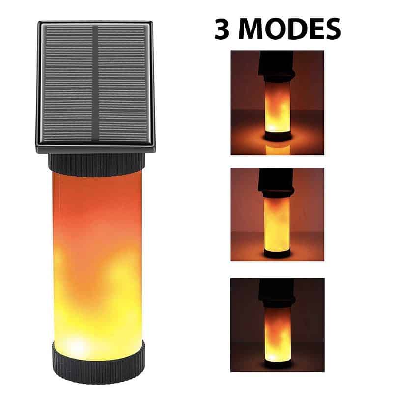 Applique Murale Solaire Veilleuse En Flamme – Image 2