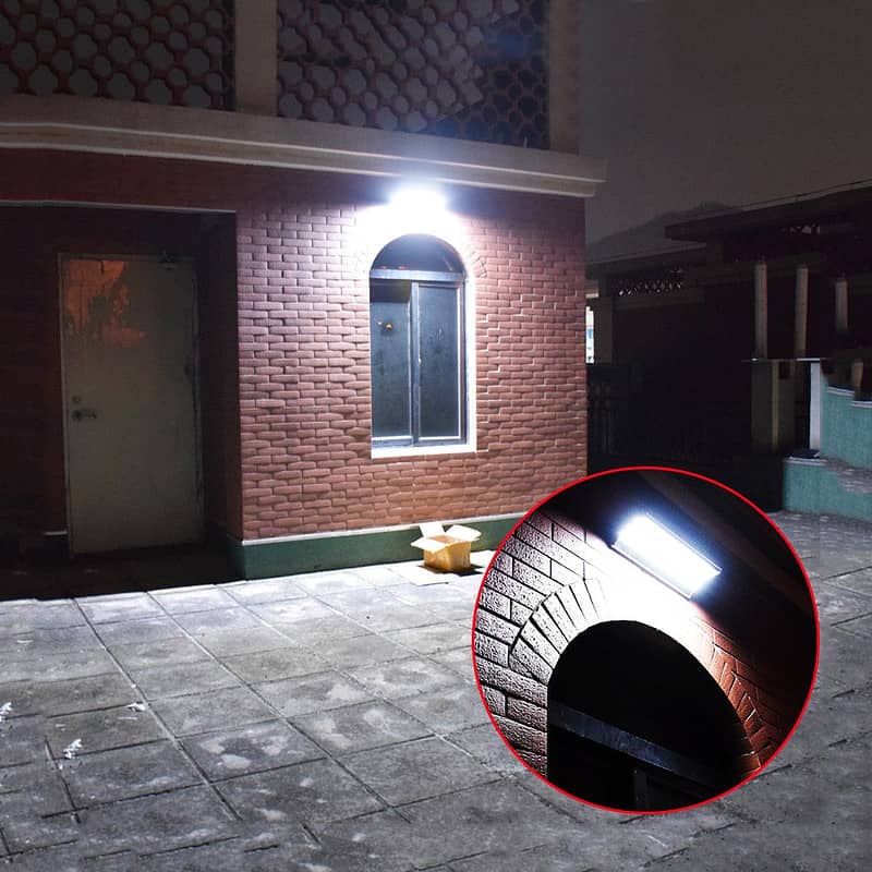 Applique Murale Solaire "Lampe 60 Led En Aluminium" – Image 2