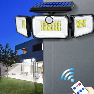 Applique Murale Solaire Exterieur Avec Detecteur De Mouvement (167 Led)