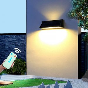 Applique Murale Solaire Extérieur Avec Télécommande (Alu)