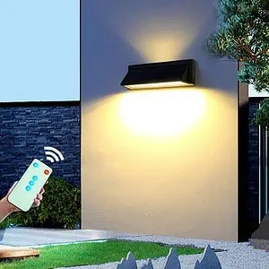 Applique Murale Solaire Extérieur Avec Télécommande (Alu)