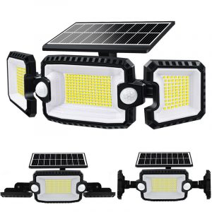 Applique Murale Solaire Exterieur Detecteur De Mouvement (305 Led)