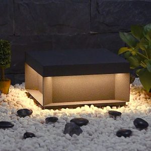 Lampe Solaire Design Applique Black Boite