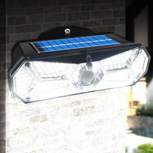 Applique Murale Solaire Avec Détecteur De Mouvement (158 Led)