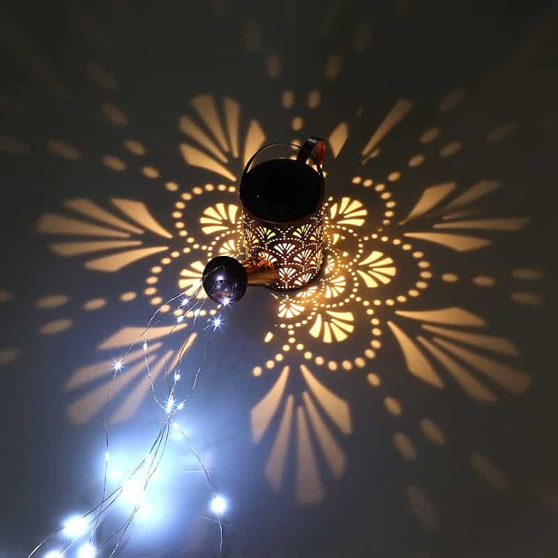 Arrosoir Lumineux Solaire Décoratif Motif Éventails – Image 6