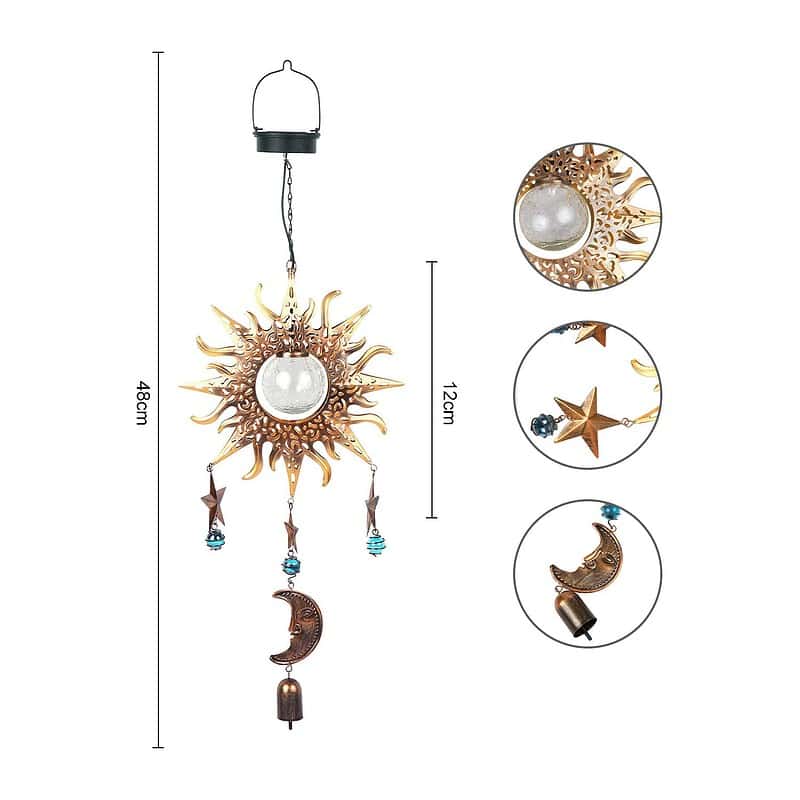 Carillon Solaire "Soleil Lunaire Étoilé" – Image 4