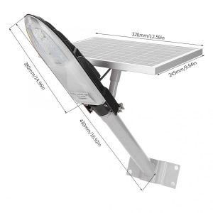 Lampadaire Solaire Avec Capteur Micro-Ondes 30 W