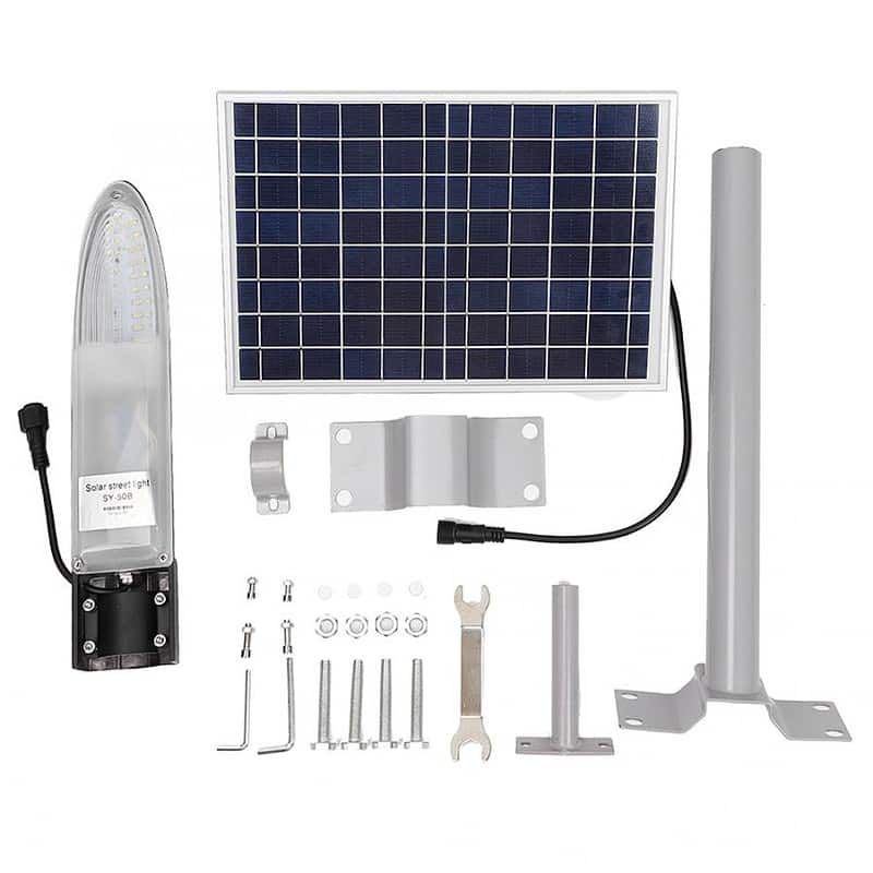 Lampadaire Solaire Avec Capteur Micro-Ondes 30 W – Image 6