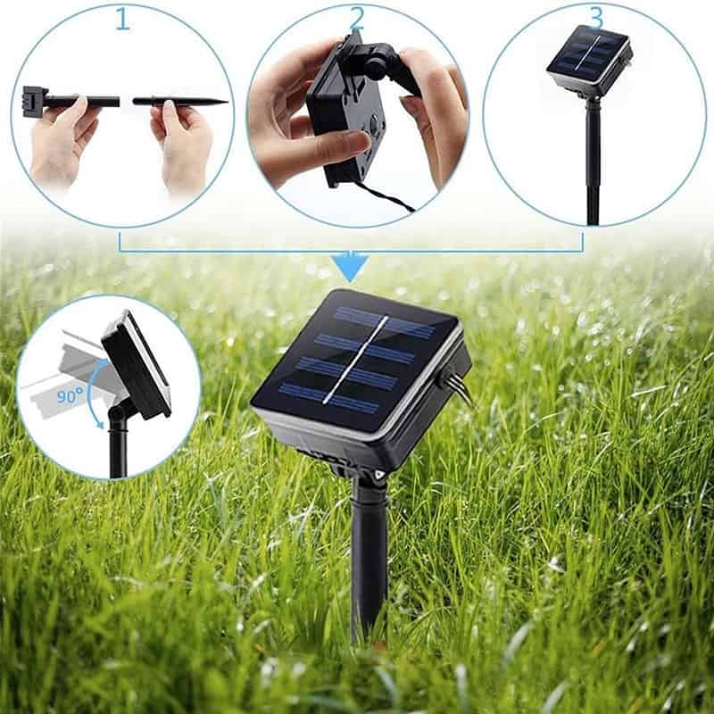 Guirlande Solaire Ampoule 30 Ampoules De Feston Claire – Image 7