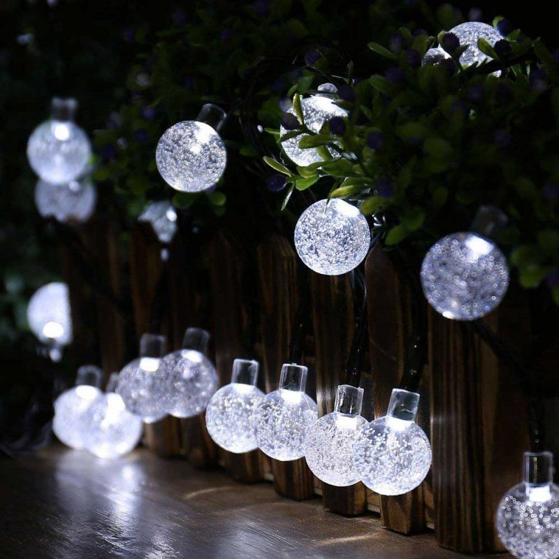 Guirlande Solaire 50 Boule À Bulle 7 Mètres – Image 3