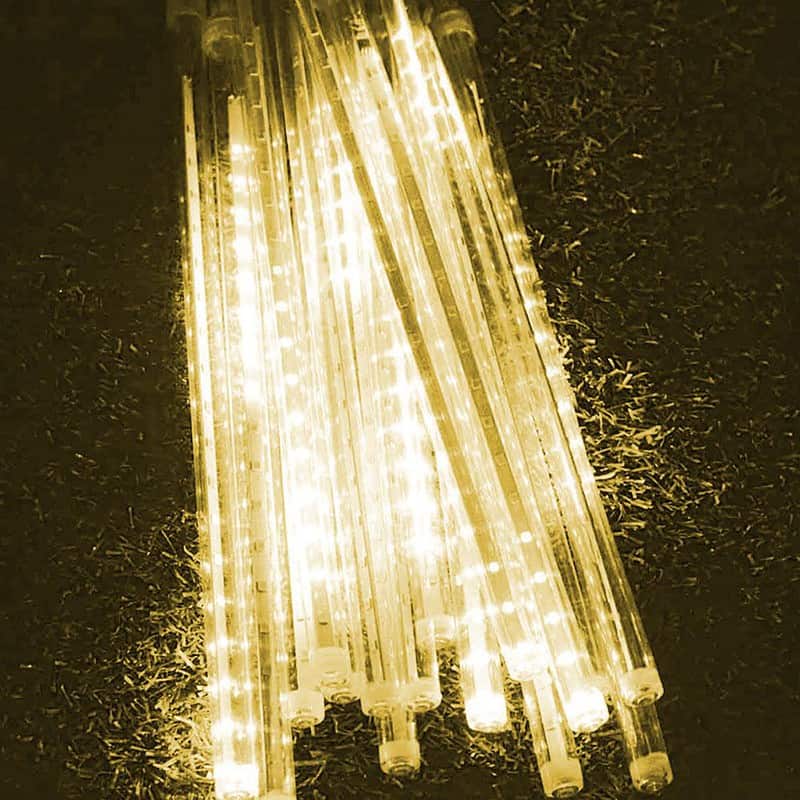 Guirlande Solaire 10 Tube Led Jaune