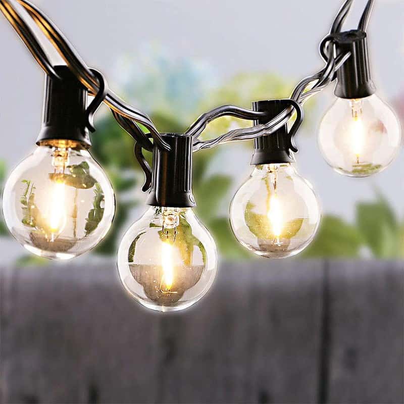 Guirlande Solaire 25 Ampoules Led G40