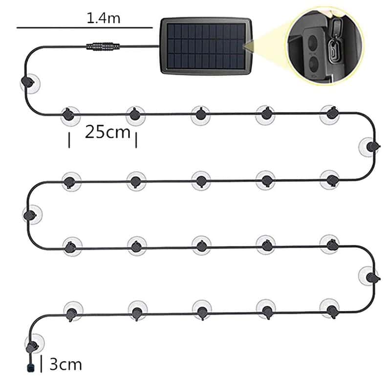 Guirlande Solaire 25 Ampoules Led G40 – Image 9