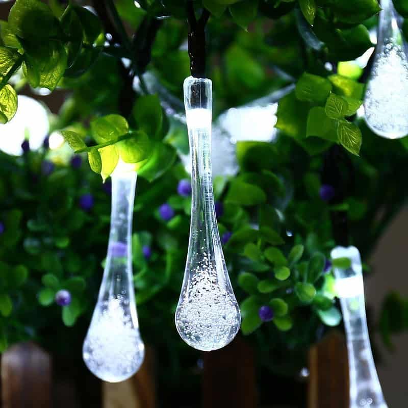 Guirlande Solaire "30 Goute D'Eau À Bulle" – Image 3
