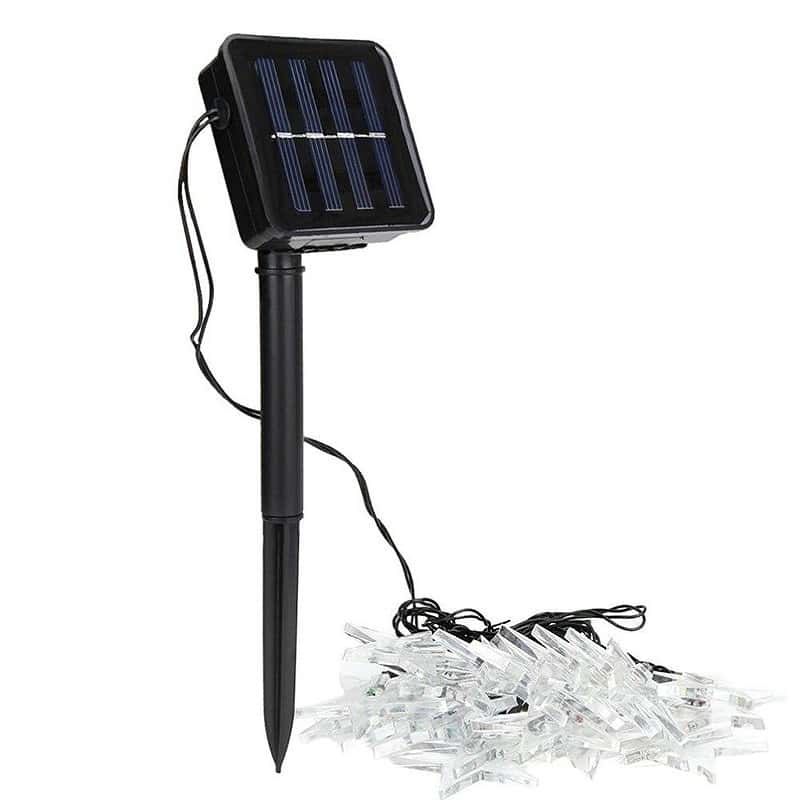 Guirlande Solaire Lumineuse Étoile Multicolore – Image 9