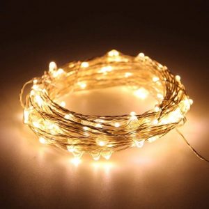Guirlande Solaire En Fil De Cuivre 200 Led