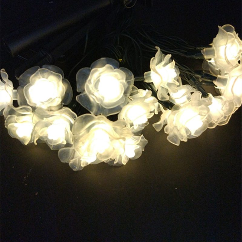 Guirlande Solaire Les 20 Rose Blanche – Image 2