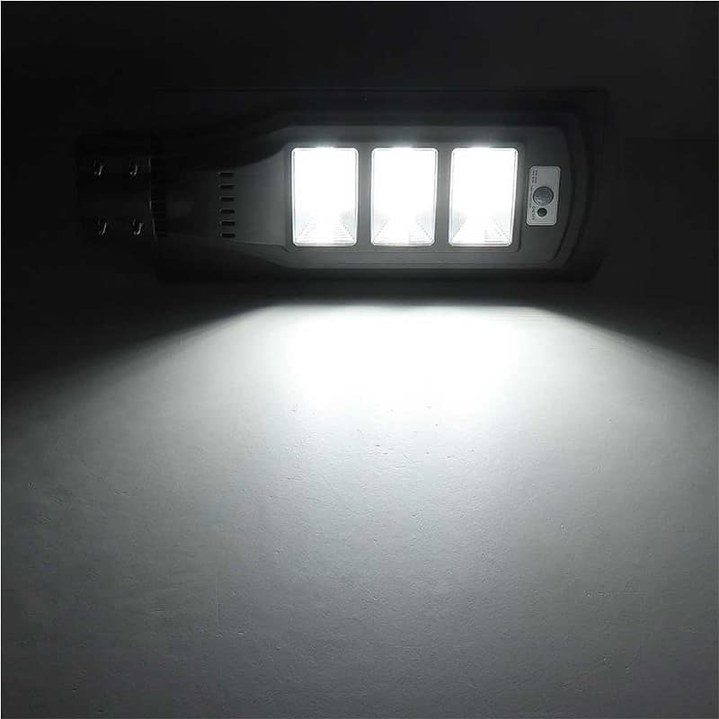 Lampadaire Solaire Triple Bloc Led Gris 20/40/60 Watt – Image 2