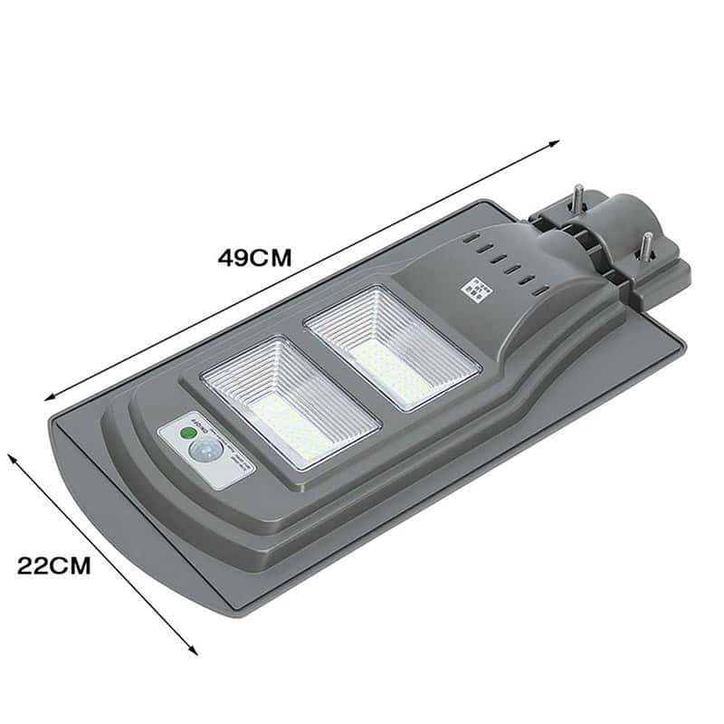 Lampadaire Solaire Triple Bloc Led Gris 20/40/60 Watt – Image 7