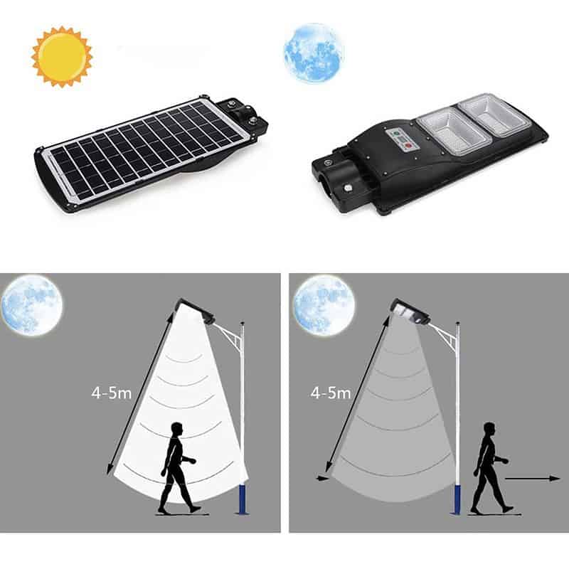 Lampadaire Solaire Triple Spot Led 30/60/90 Watt – Image 8