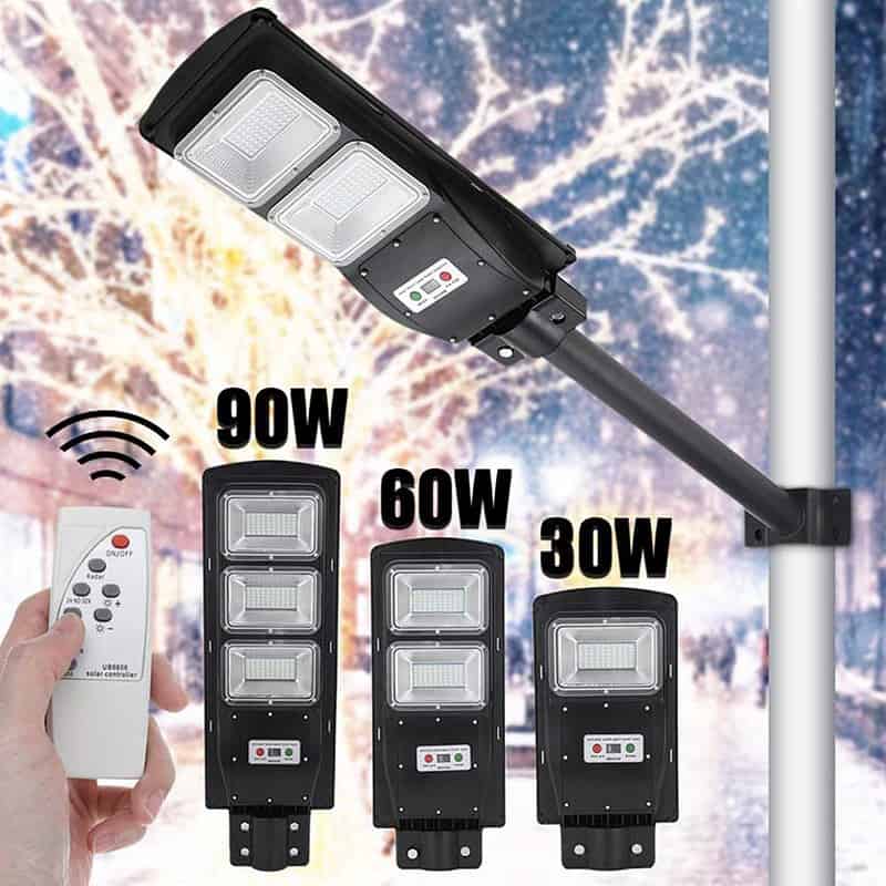 Lampadaire Solaire Triple Spot Led 30/60/90 Watt – Image 3