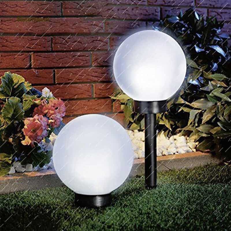 Boule Lumineuse Solaire Jardin Led Blanche – Image 5