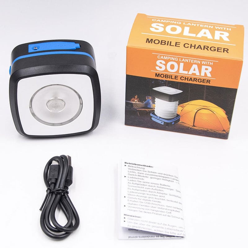 Lampe Solaire Camping Mini Compact Pliable – Image 9
