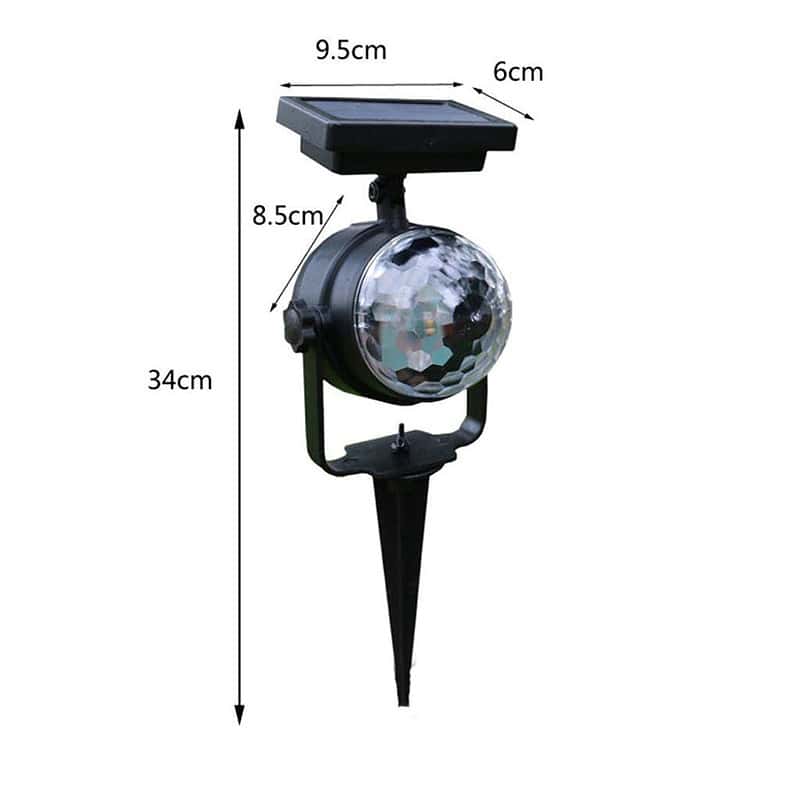 Piquet Solaire Jardin Boule Disco Lumineuse – Image 4