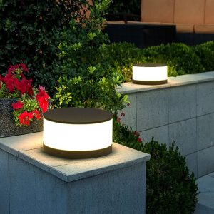 Lampe Solaire Design Cylindre Led De Luxe