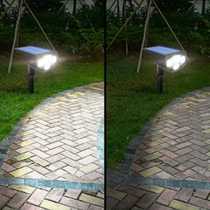 Lampe Solaire Jardin À Piquer (1/2/4 Pcs)