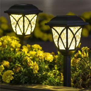 Piquet Solaire Jardin "Balise De Cristal" (6 Pcs)