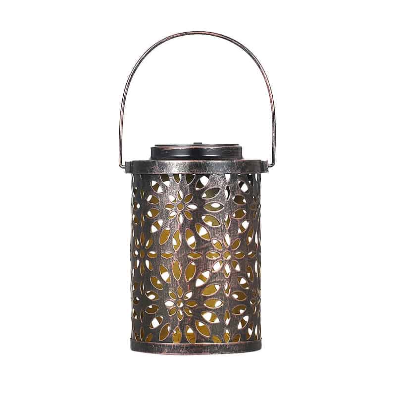 Lanterne Solaire "Design Évidé Fleurie" – Image 6
