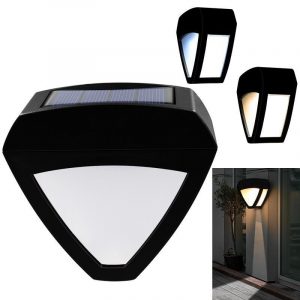 Applique Murale Solaire Décorative Noire