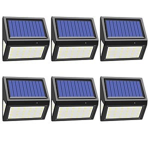 Applique Murale Solaire Extérieur 30 Led (1/2/4/6 Pcs)