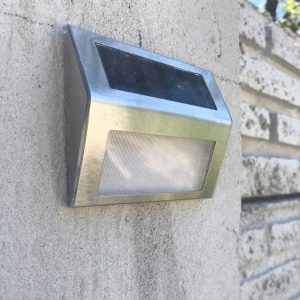Applique Murale Solaire Lampe Acier Inox