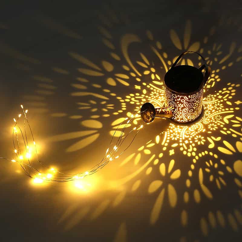 Arrosoir Lumineux Solaire Jardin Motif Automne – Image 4