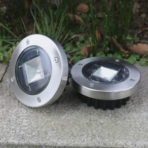 Balise Solaire Extérieure "Lampe De Sol" (Inox)