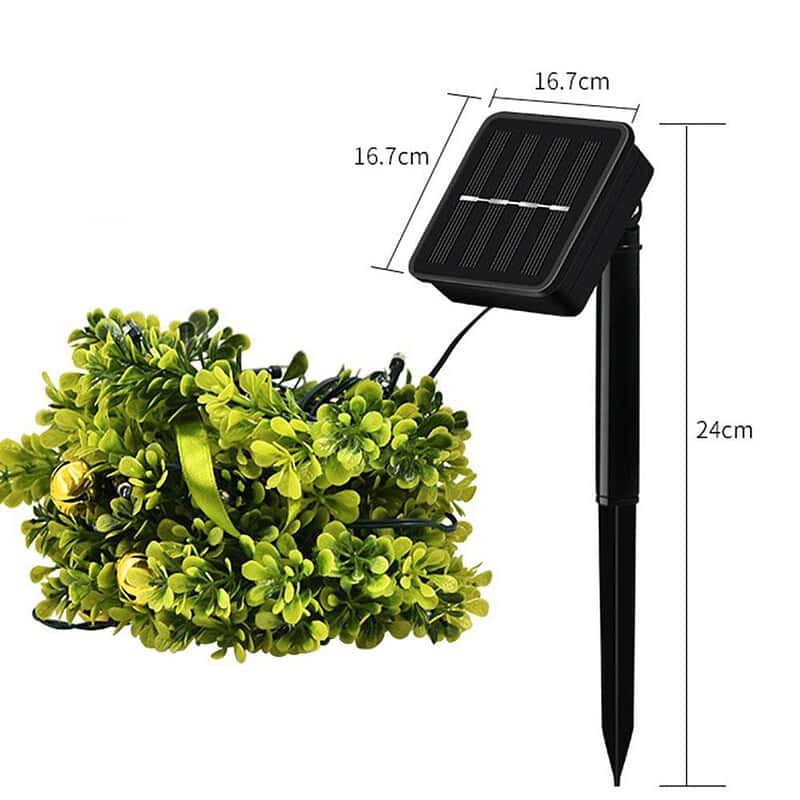 Guirlande Solaire Couronne De Noel – Image 6