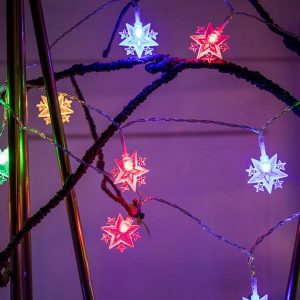 Guirlande Solaire "L'Étoile Lumineuse De Noël"
