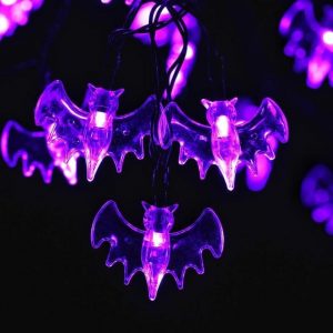 Guirlande Solaire Lumineuse De Jardin Avec Chauve Souris