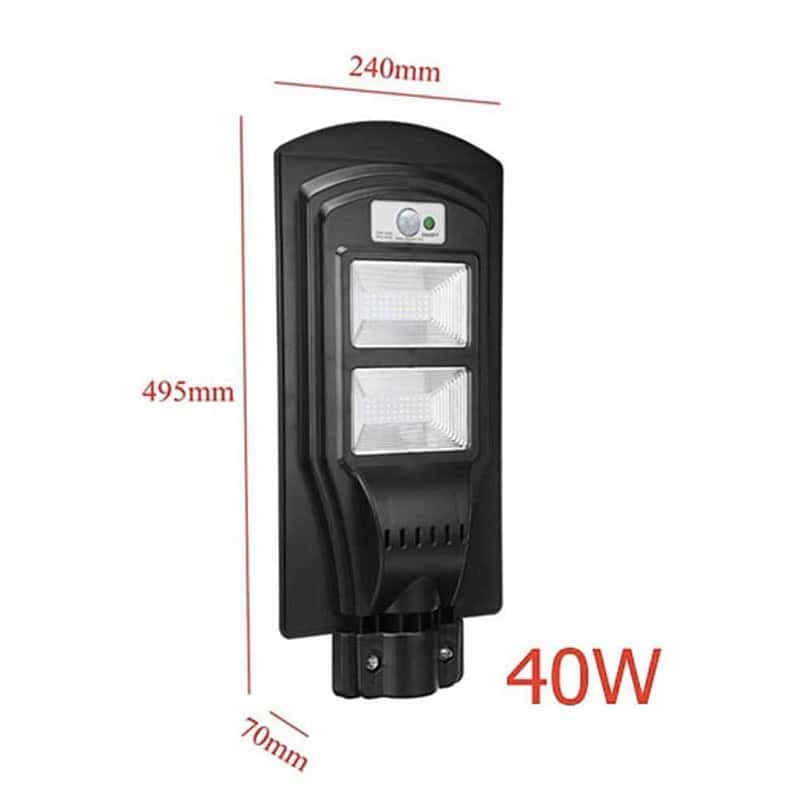 Lampadaire Solaire Triple Spot 20/40/60 Watt – Image 9