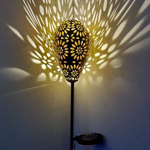 Lampe Solaire Jardin "Piquet Boule De Coton"