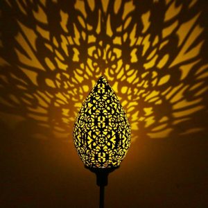 Lampe Solaire Jardin 'Piquet Goutte D'Eau Lumineuse"