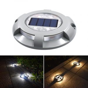 Lampe Solaire De Sol "Goujon De Route Alu"