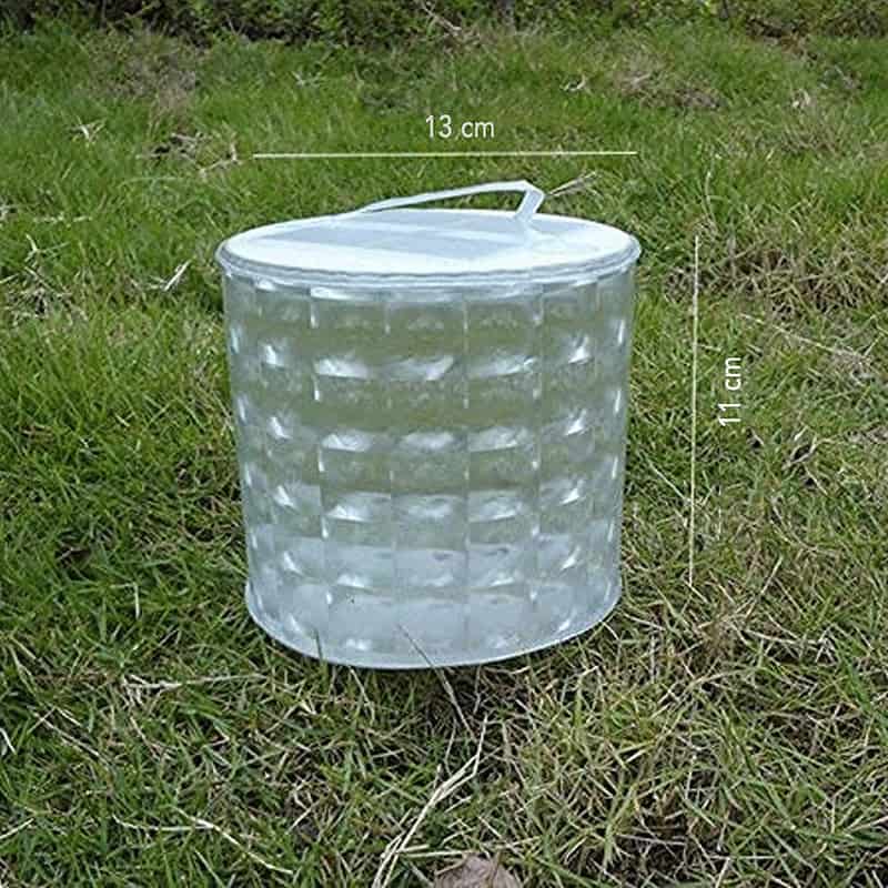 Lampe Solaire Camping Gonflable Vitre Opaques